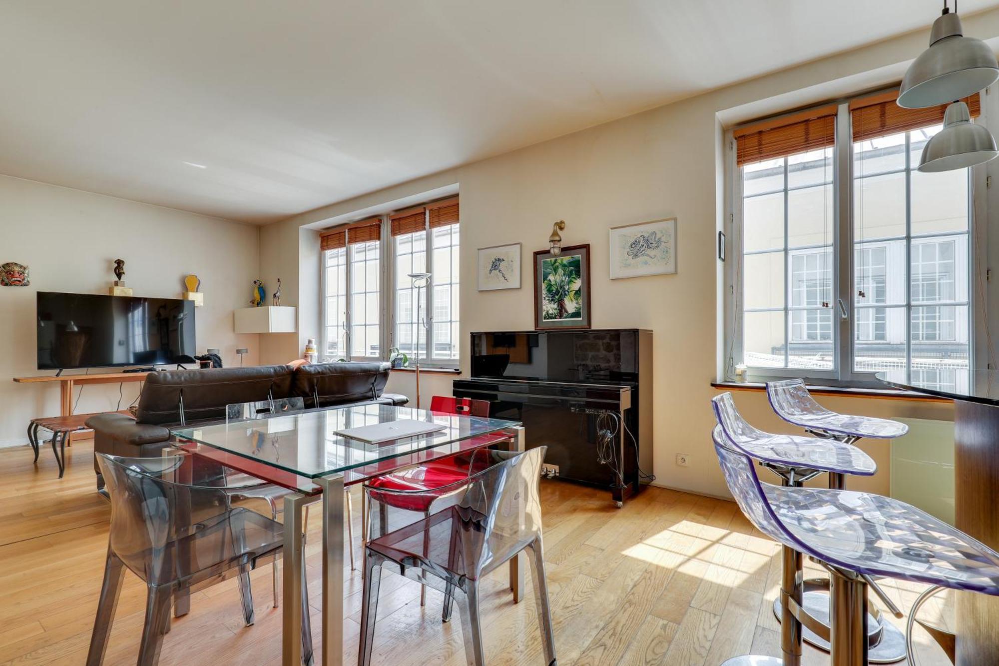 Duplex Calme Et Lumineux Au Coeur De Bastille Paříž Exteriér fotografie